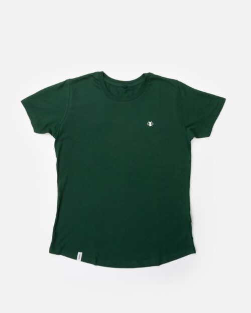 Produktbild beestie Ecovero Classic T-Shirt Bottle Green Print Women