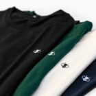 Produktbild beestie Ecovero Classic T-Shirt in den Farben Black, Bottle Green, Offwhite und Navy