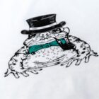 Detailaufnahme vom Frosch auf dem beestie Organic Frog T-Shirt